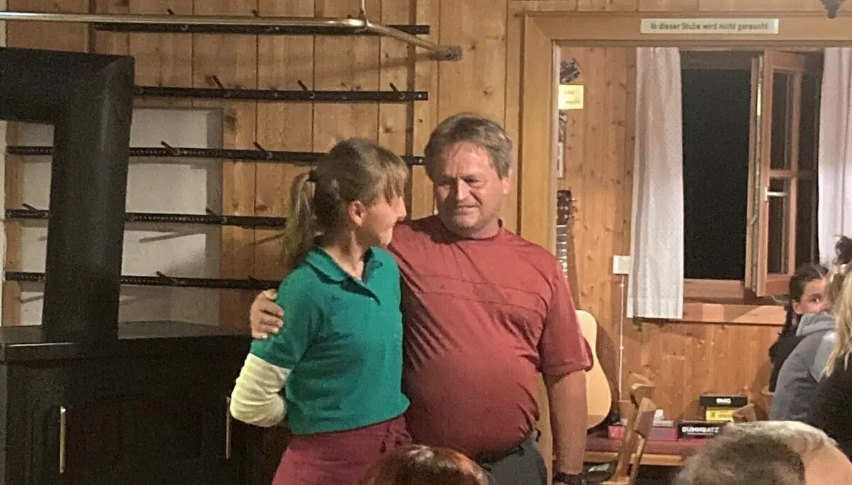 1. Vorstand Wasti Stoib fand schöne Worte zur Verabschiedung von Antje | © DAV Tittmoning