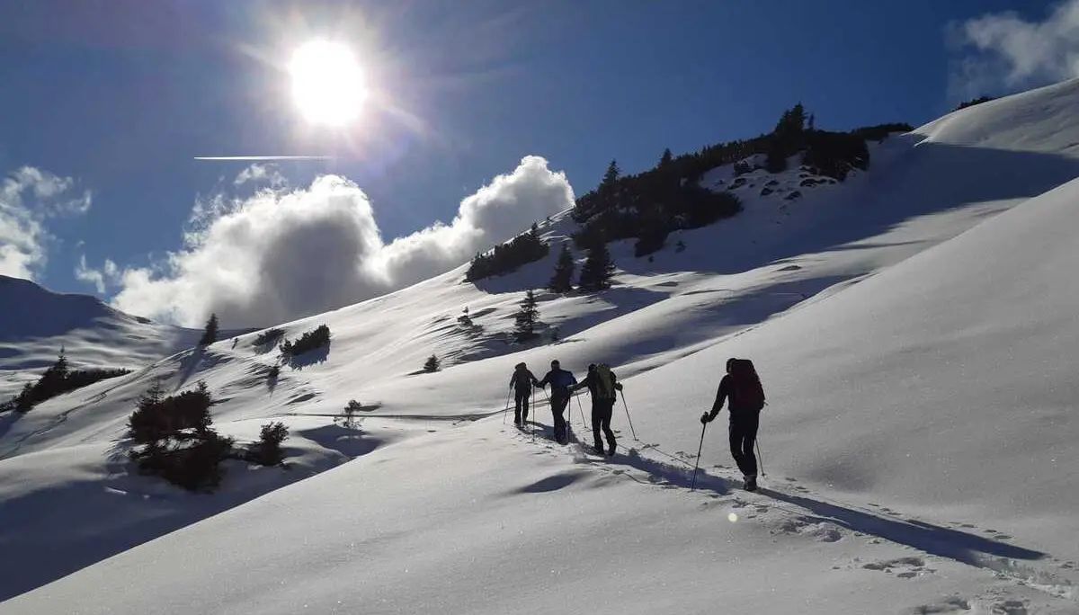 Das Gelände zeigt sich von seiner schönste Seite | © DAV Tittmoning
