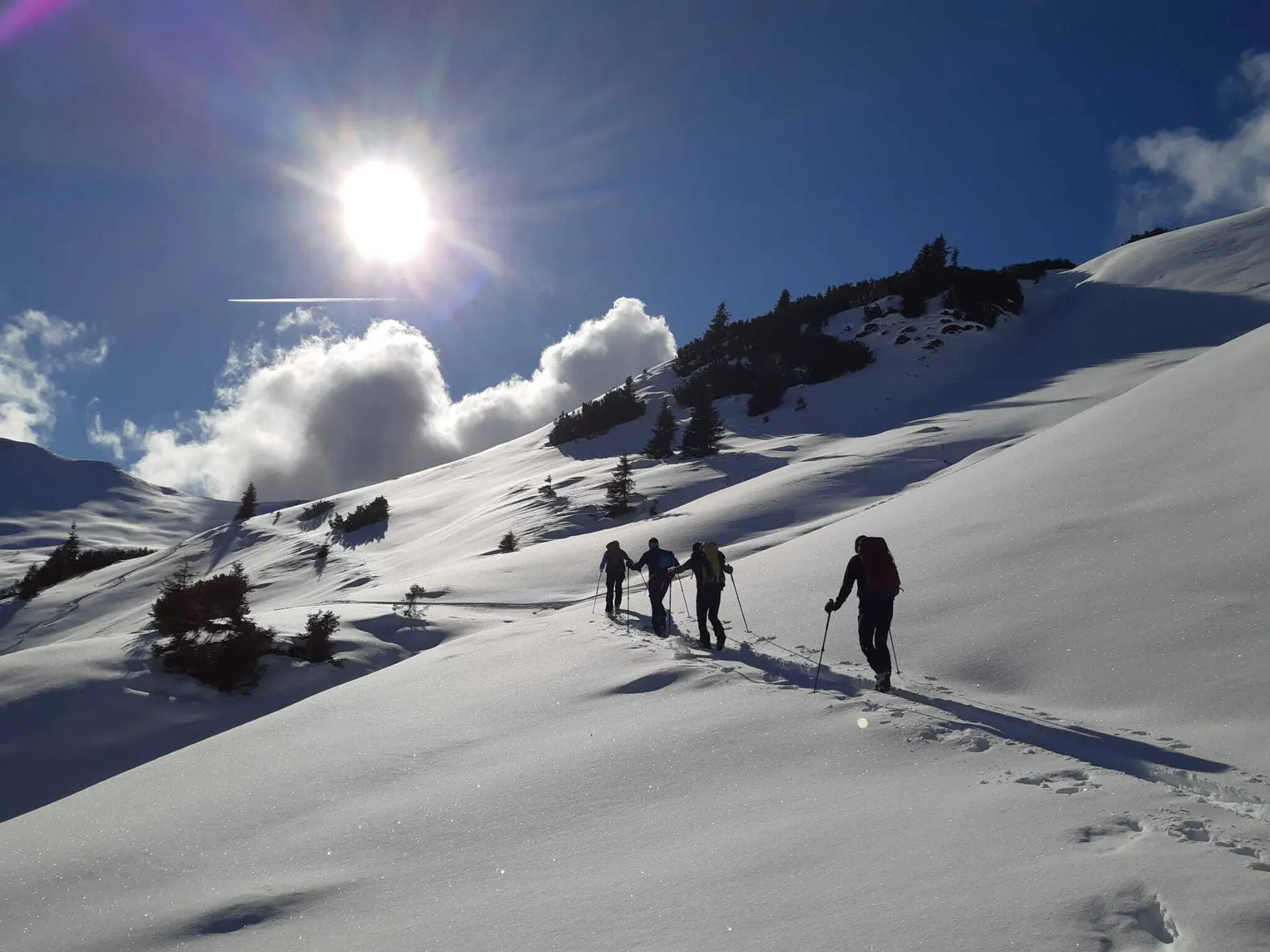 Das Gelände zeigt sich von seiner schönste Seite | © DAV Tittmoning