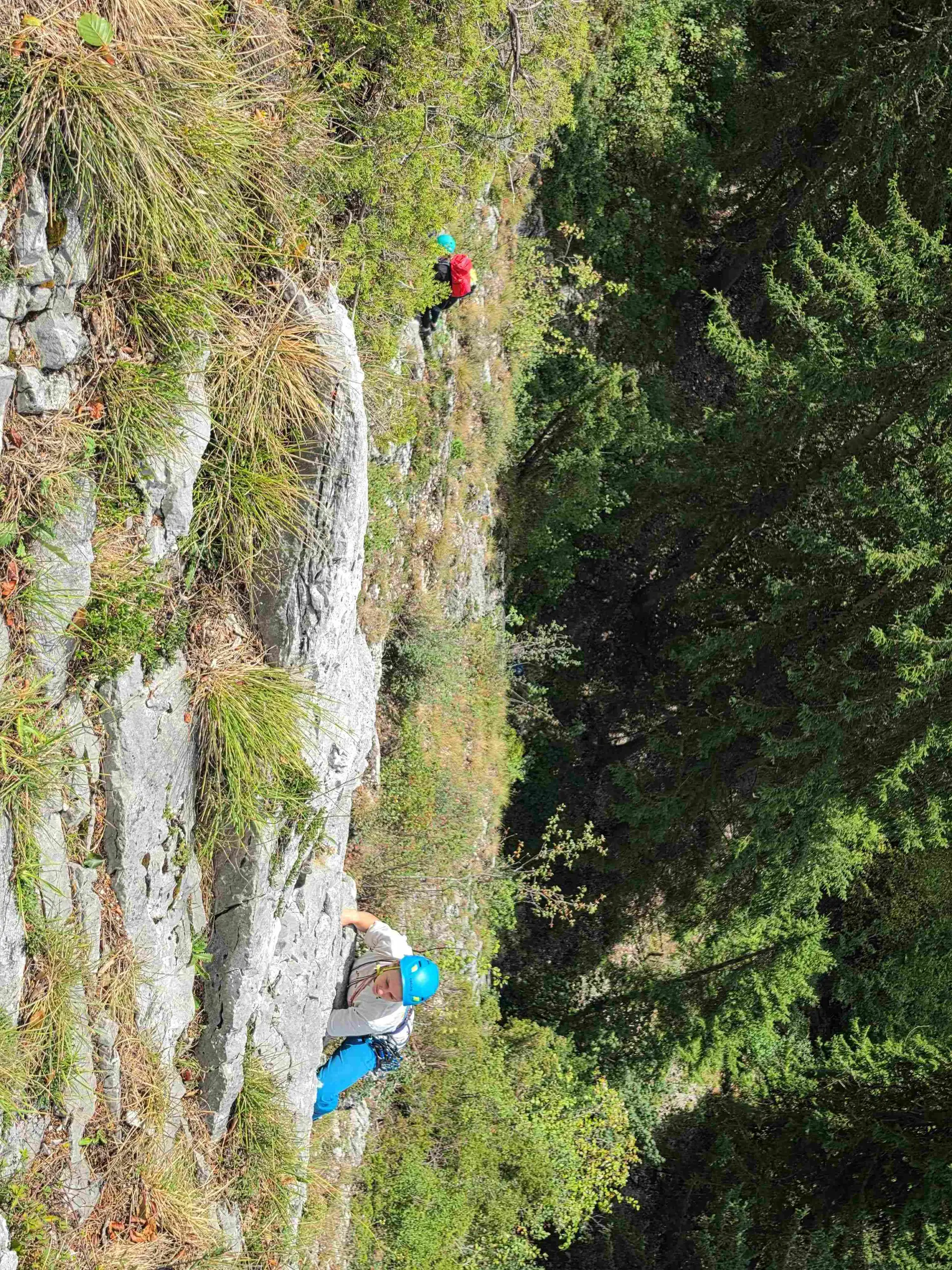 Tag 3: Klettern an der Ewigen Wand | © DAV Tittmoning