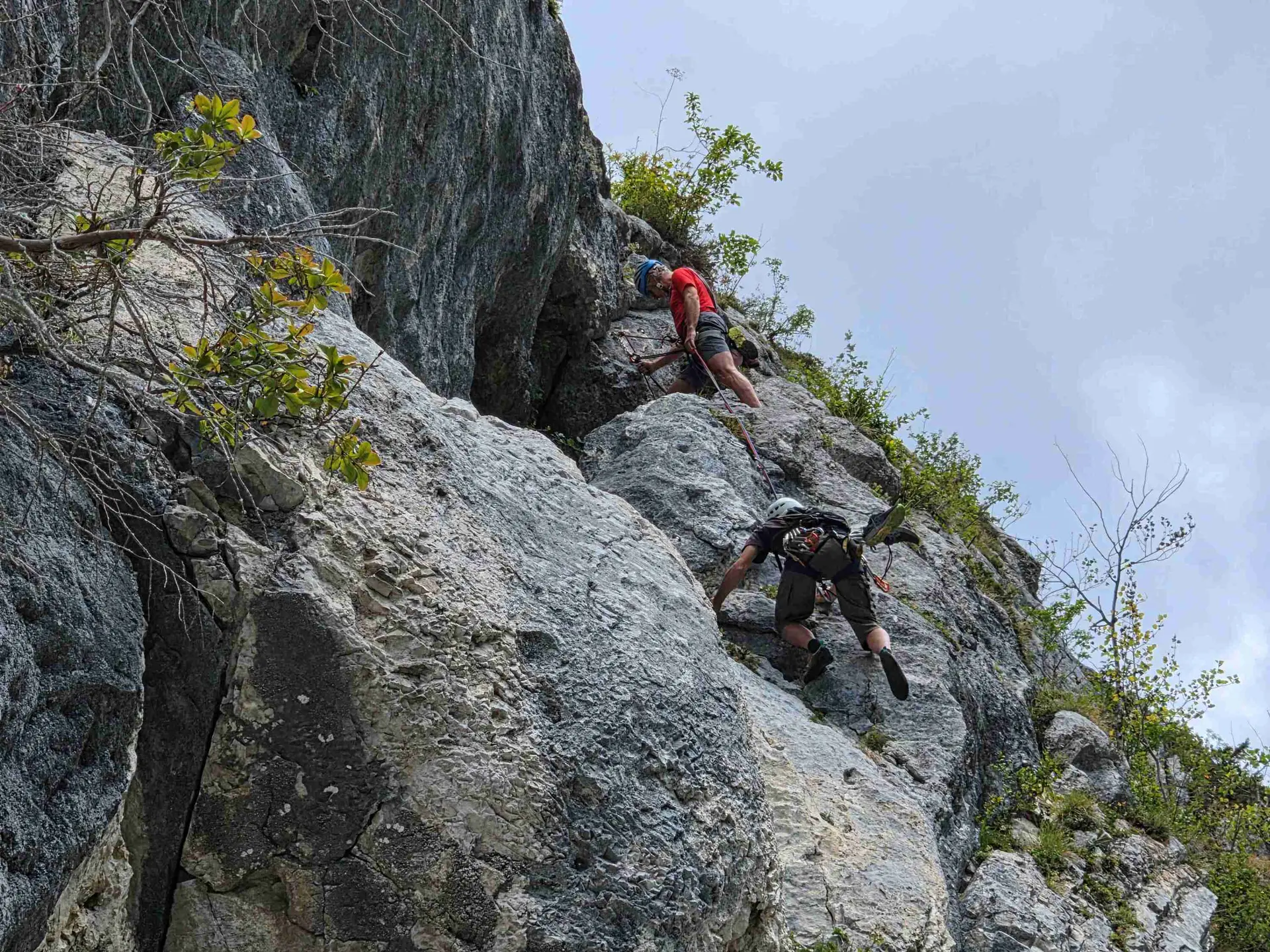 Tag 3: Klettern an der Ewigen Wand | © DAV Tittmoning