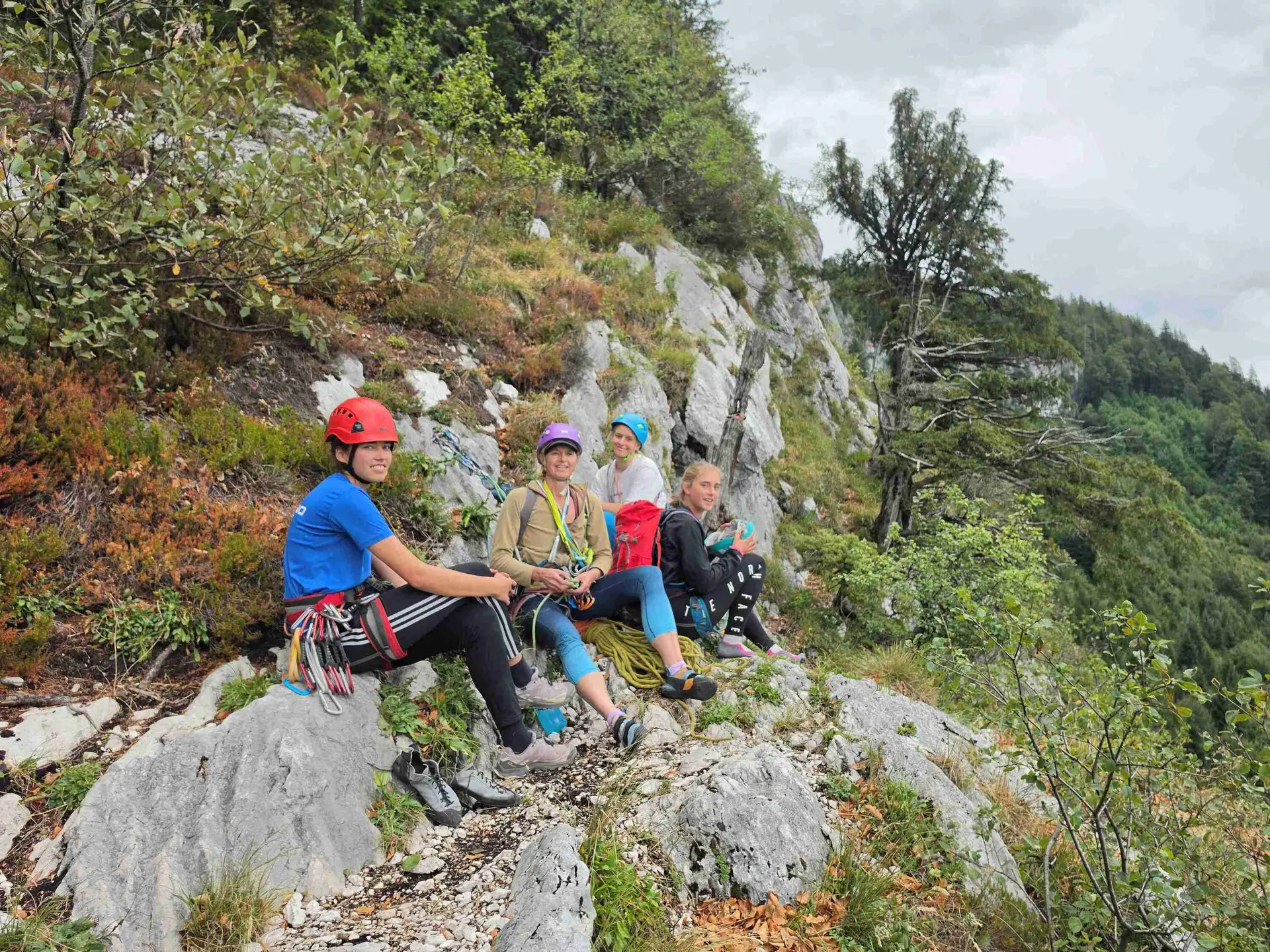 Tag 3: Klettern an der Ewigen Wand | © DAV Tittmoning