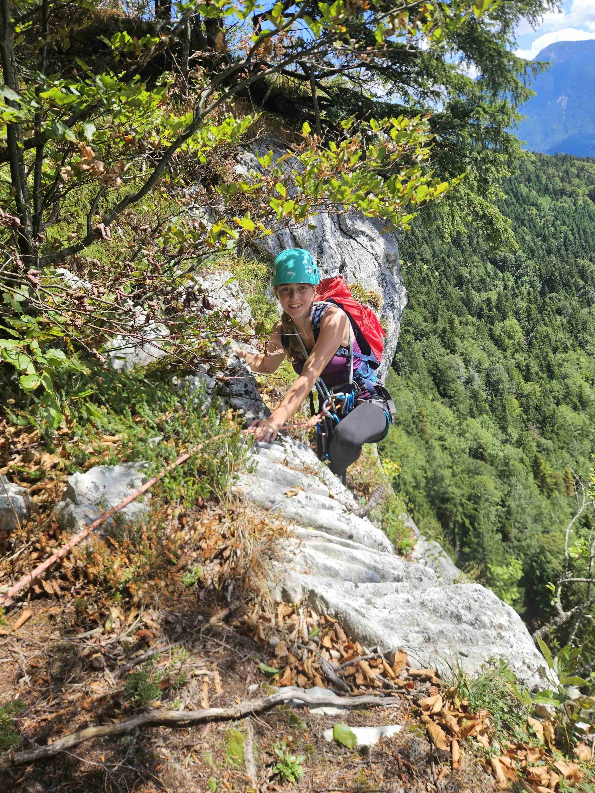 Tag 4: Klettern an der Ewigen Wand | © DAV Tittmoning