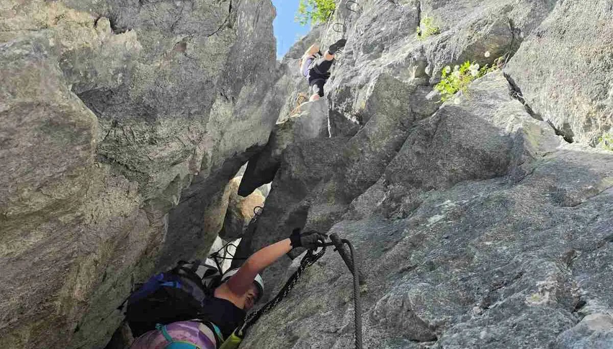 Tag 4: Klettersteige Predigtstuhl | © DAV Tittmoning