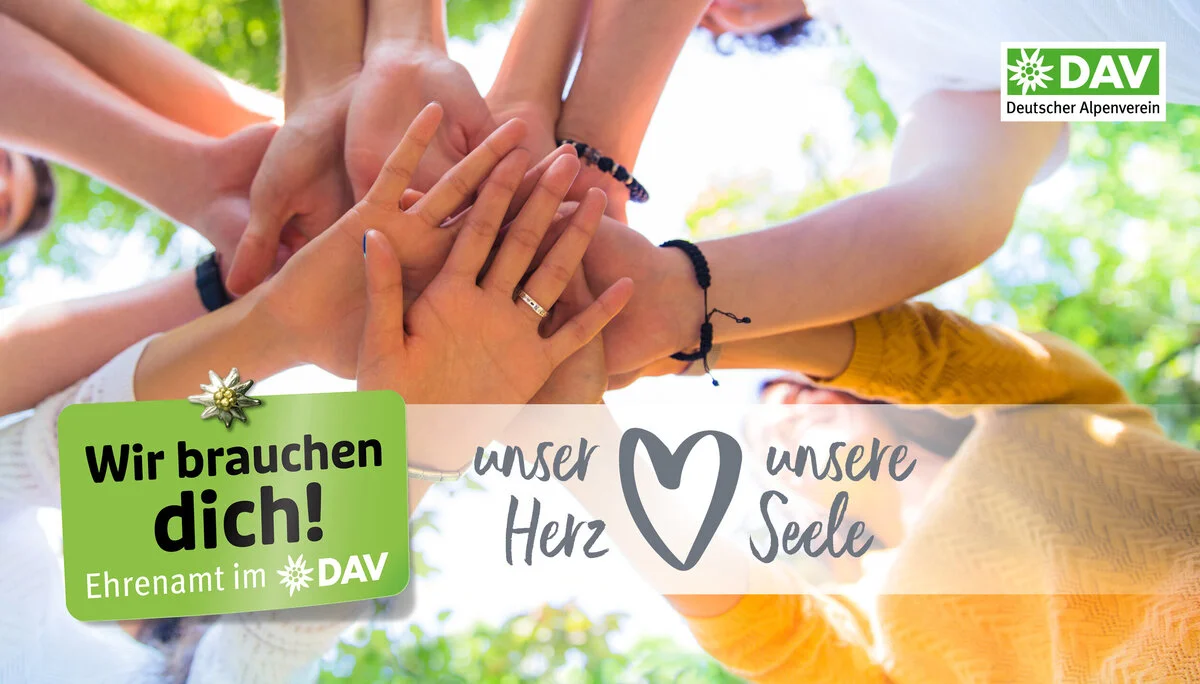Kampagnenmotiv: Ehrenamtliche Unterstützung beim DAV - Imagefoto | © DAV